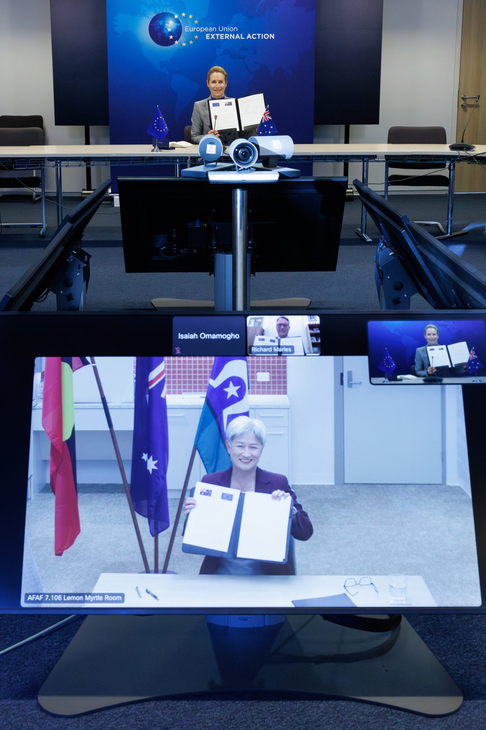 The European Union and Australia sign a Security and Defence Partnership