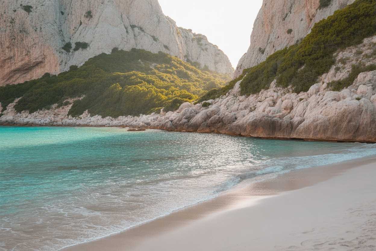 Image of cala luna beach in sardinia, italy