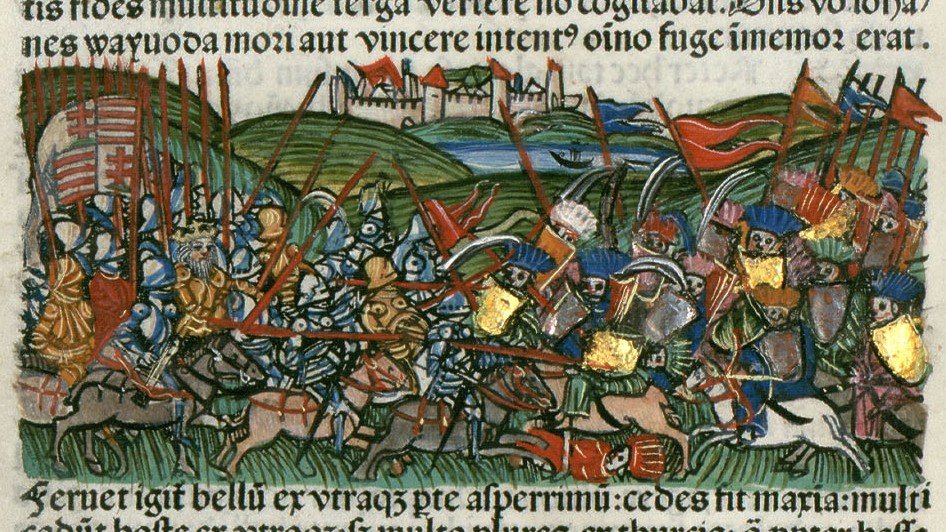 Chronica Hungarorum - The battle of Voivode John Hunyadi at the Iron Gate