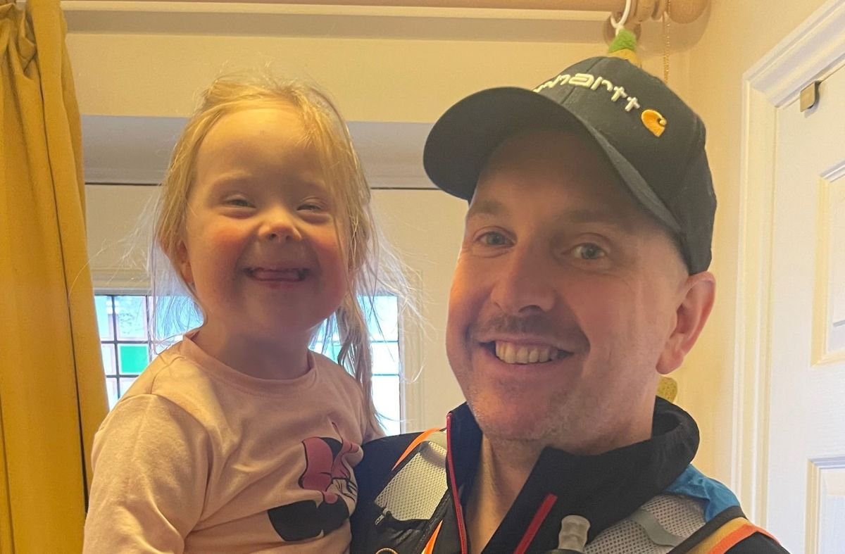 Tom with his daughter Poppy