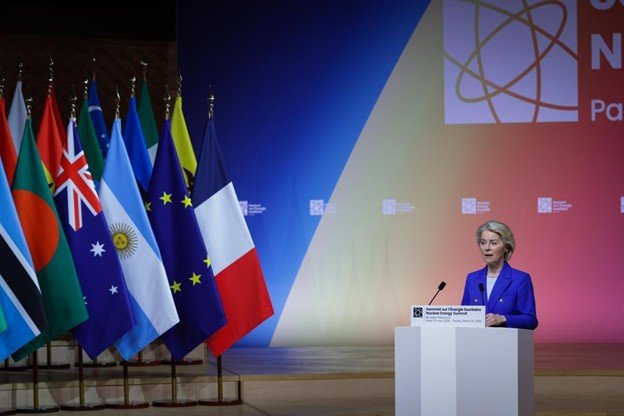 Von der Leyen shares regrets, growth plans at European nuclear summit -- ANS / Nuclear Newswire