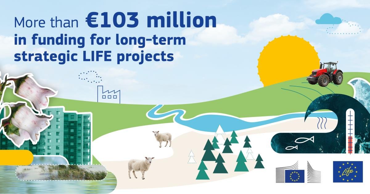 EU invests more than €103 million in long-term strategic LIFE projects