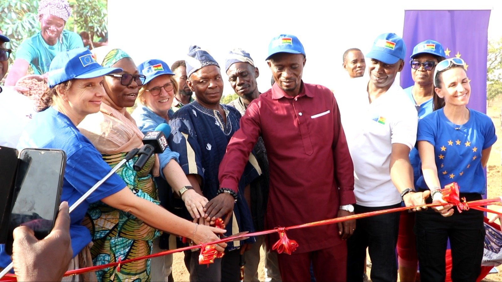 ActionAid Ghana, the EU and GIZ hand over new dam to Buka community