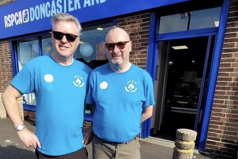 Fundraisers from Rotherham put their best feet forward to support animal charity