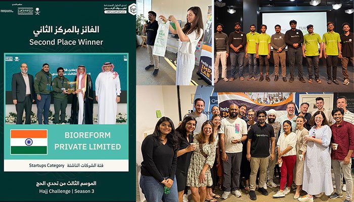 IIIT-H incubated startup BioReform bags global award for ditching plastic -