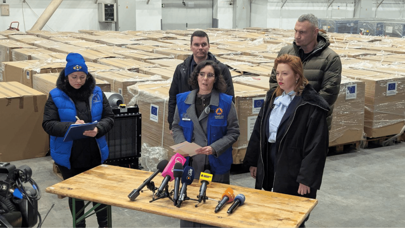 EU Sends 500 Generators to Aid Ukrainian Homes Without Heating