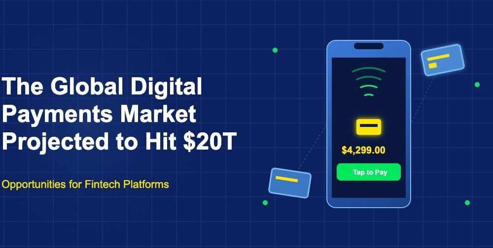 The Global Digital Payments Market Projected to Hit $20 Trillion: Opportunities for Fintech Platforms