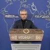 The Iranian spokesperson stated that the German Chancellor is pressuring the EU against Tehran.