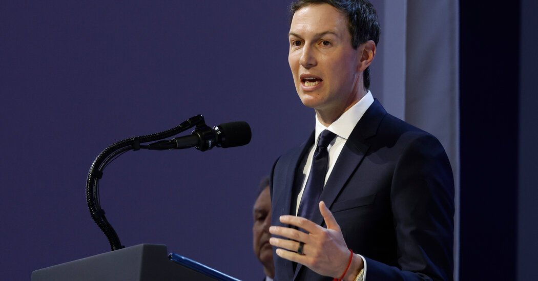 Jared Kushner Solicits Funds for His Firm While Working as Mideast Envoy