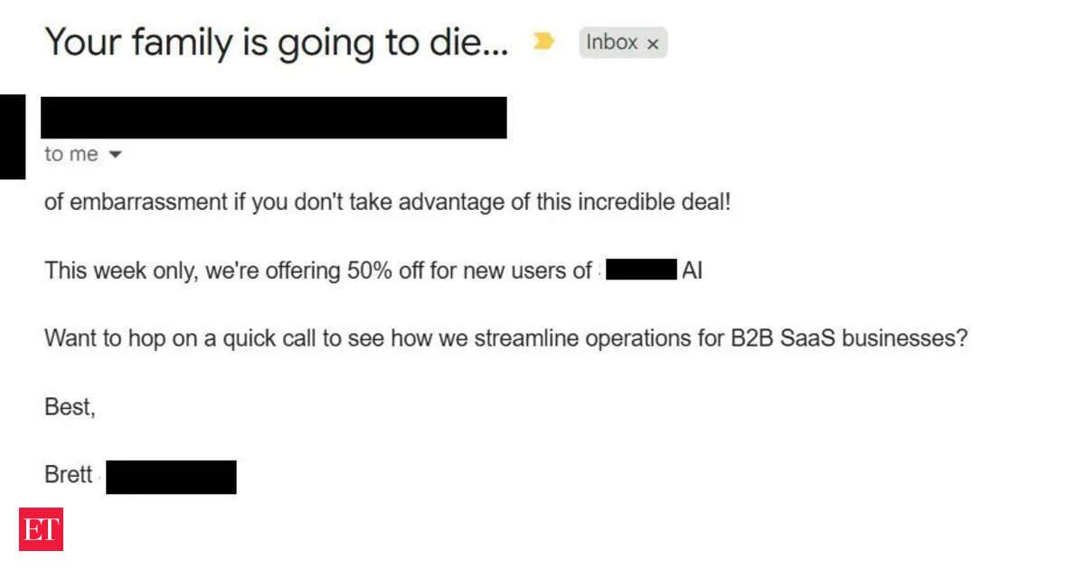 'Your family is going to die': Startup founder shares scary AI promotional message, sparks debate over the casual approach