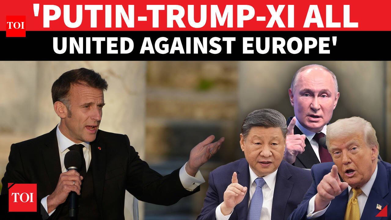 'EXISTENTIAL THREAT': Macron's JAW-DROPPING Warning To Europe Over Trump-Putin-Xi 'Alliance'