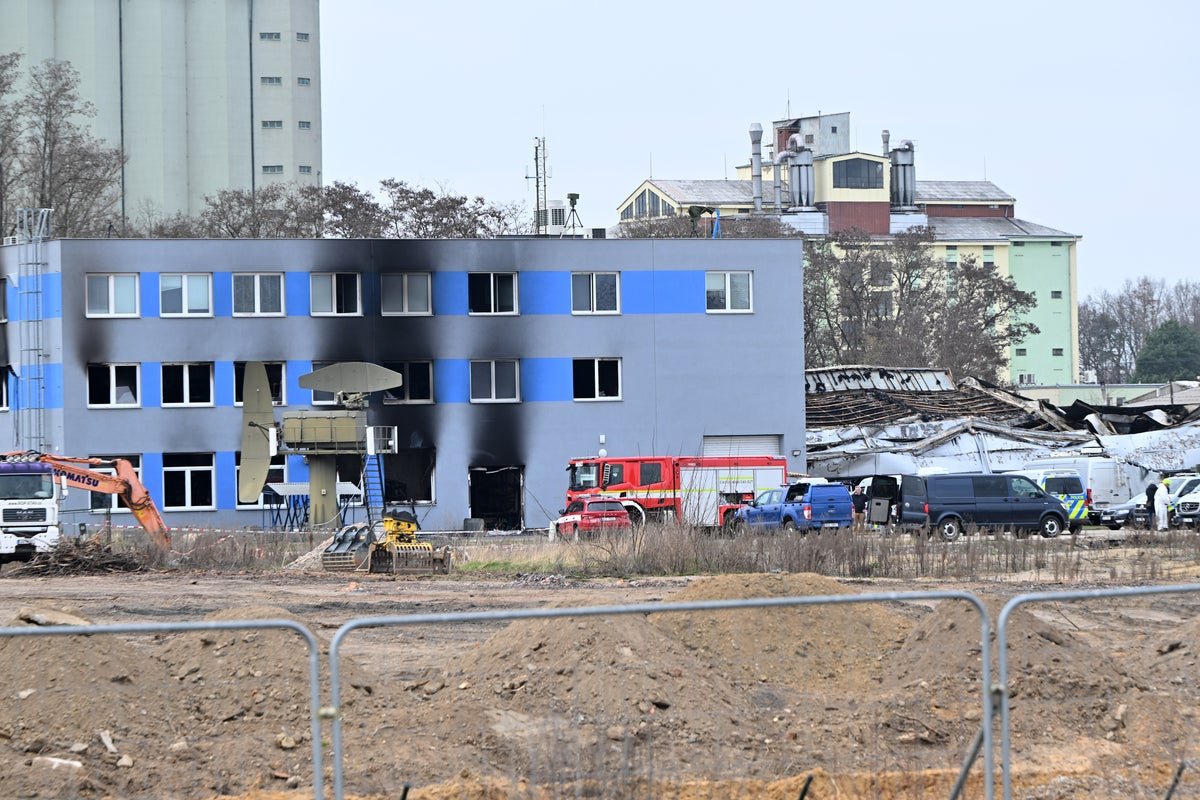 Two more arrested for arson attack at Czech drone technology company