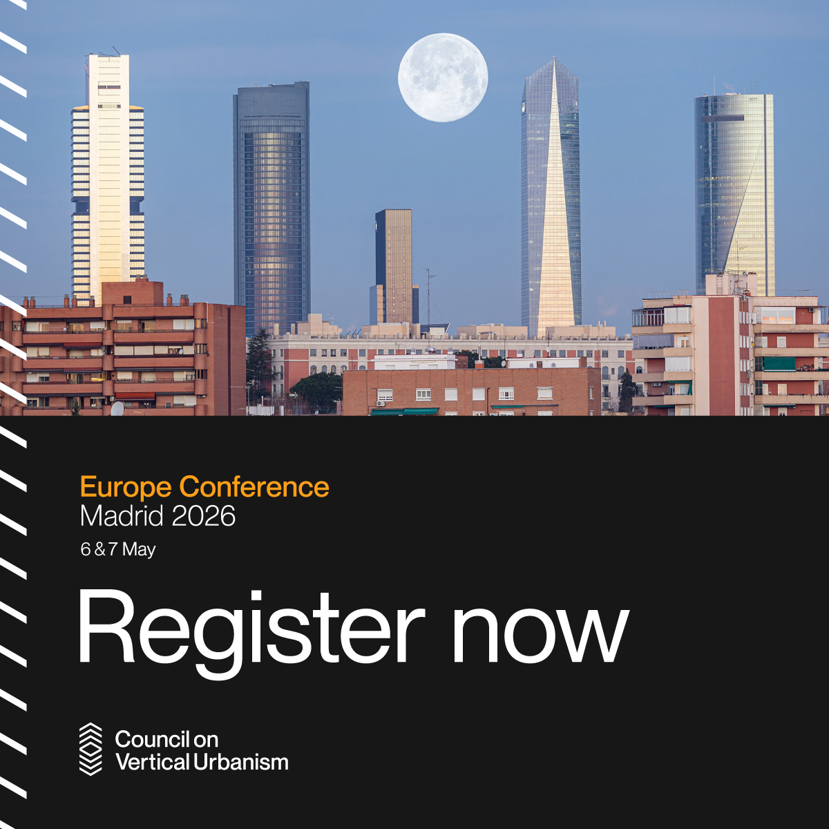 The future of vertical urban planning is being discussed in Madrid at CVU Europa 2026