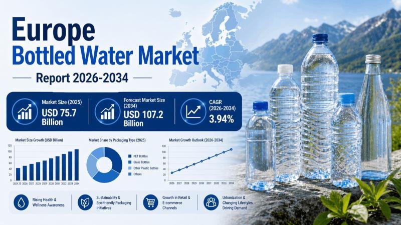 Europe Bottled Water Market Report 2026