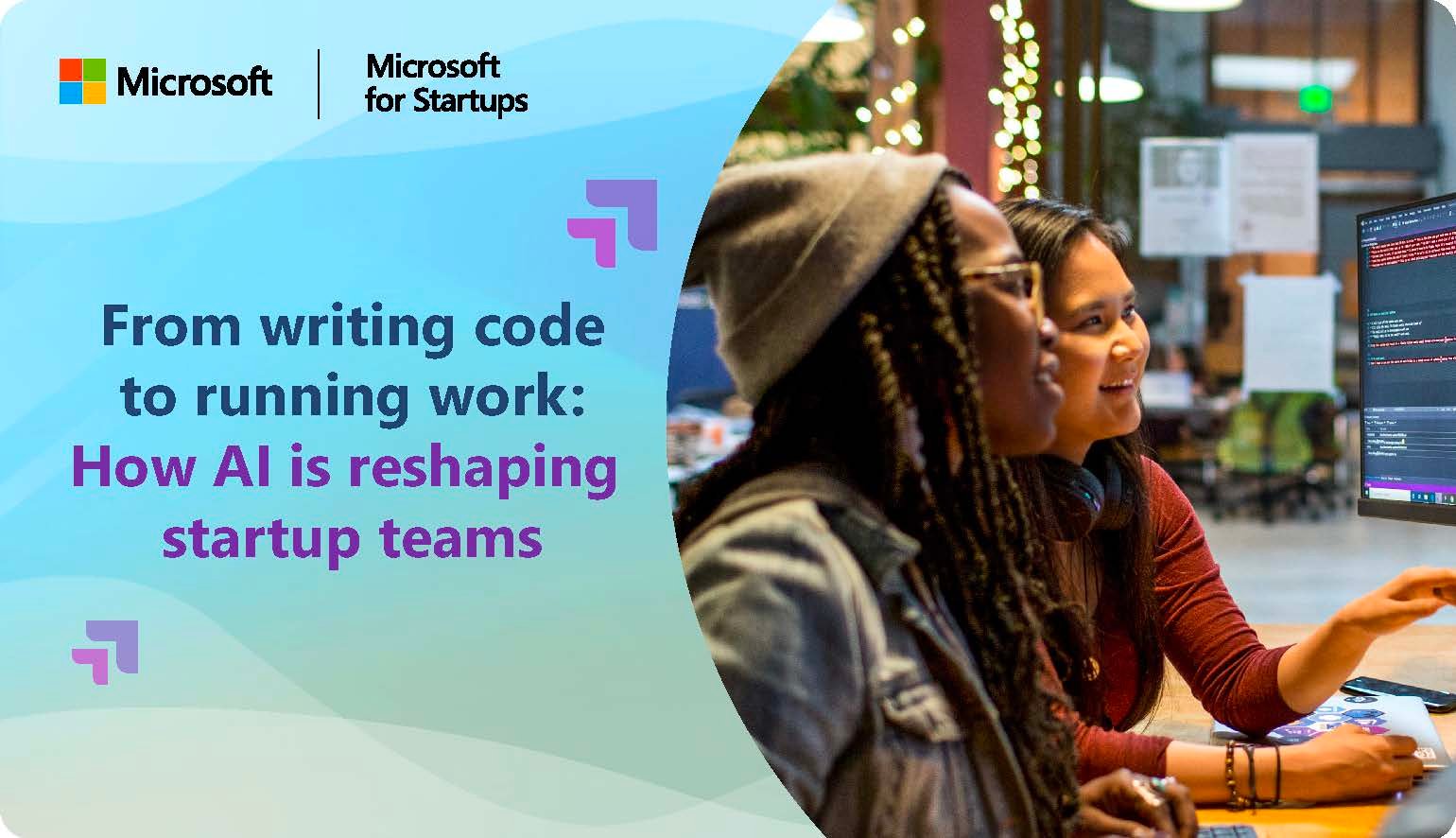 Developers writing code