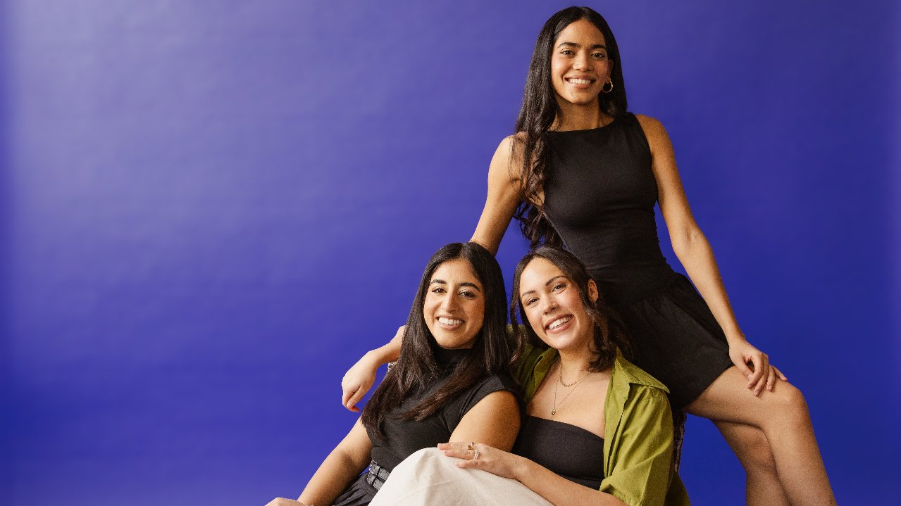 Marlow founders Nadia Ladak, Harit Sohal and Kiara Botha. Photo supplied.