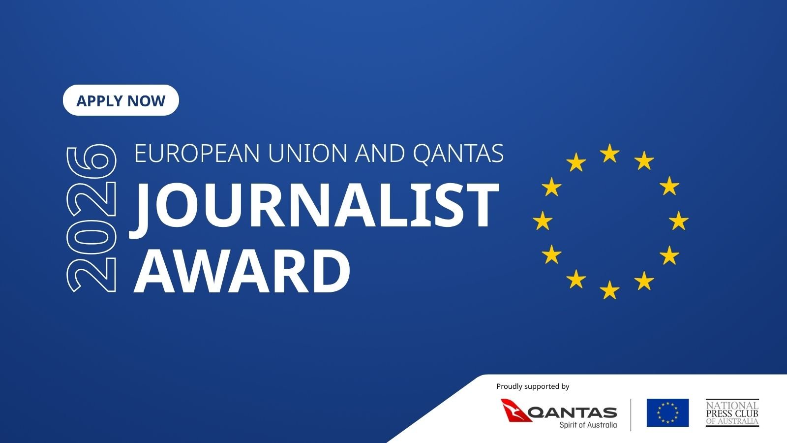 Applications are open for the 2026 EU-Qantas Journalist Awards