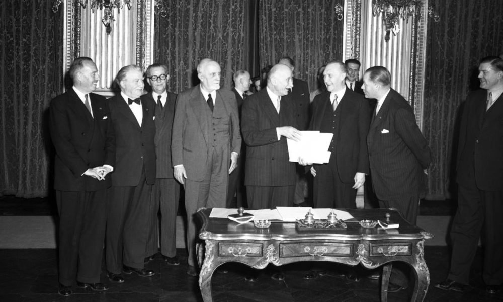 Founding treaty of EU’s predecessor turns 75