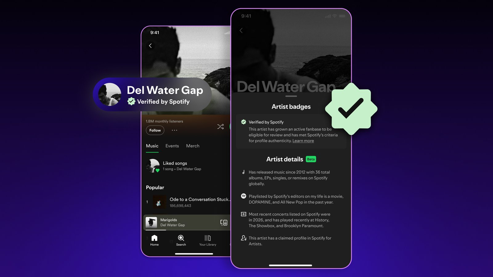 Spotify Adds Verified Badge to Set Human Artists Apart From AI Music
