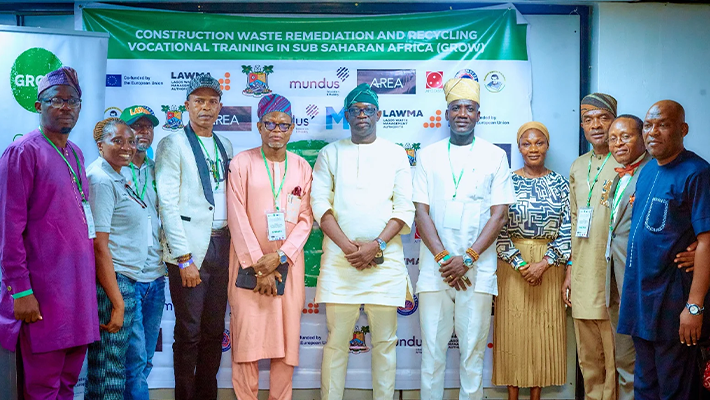 EU-Backed Initiative, LAWMA Launch Green Skills Programme to Tackle Construction Waste, Empower MSMEs in Lagos
