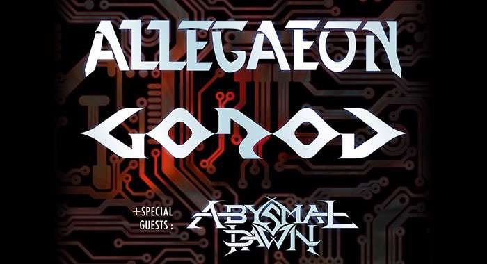 Gorod and Allegaeon to co-headline "The Tech It Easy Tour" of Europe and the UK