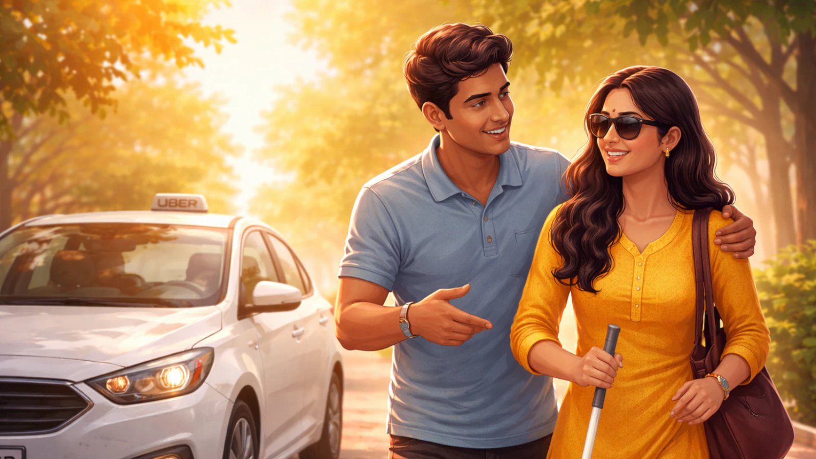 'That ride? 5 stars': Startup founder’s LinkedIn post explains the beautiful moment a deaf Uber driver picked up a blind passenger - Trending News