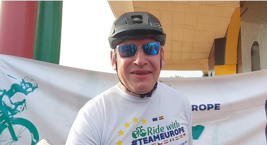 EU Ambassador leads 800km cycling challenge to tackle climate change