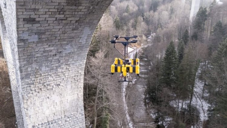 European Startup Develops Flying Robots for High-Risk Infrastructure Repair