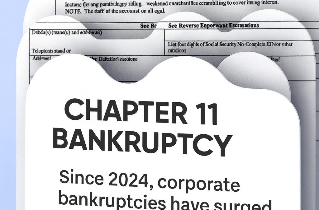Corporate Bankruptcies at 15-Year High