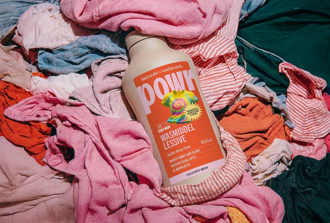 Powr claims a European first with liquid detergent in a cardboard bottle