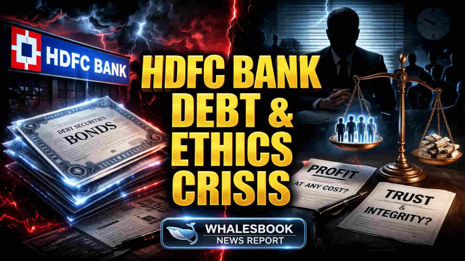 HDFC Bank Plans Debt Raise Amid Governance Concerns and Stock Slump