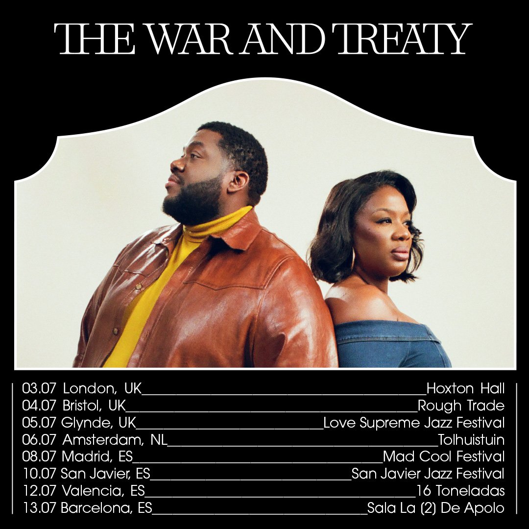 The War and Treaty Set for Festival and Headline Shows Across Europe