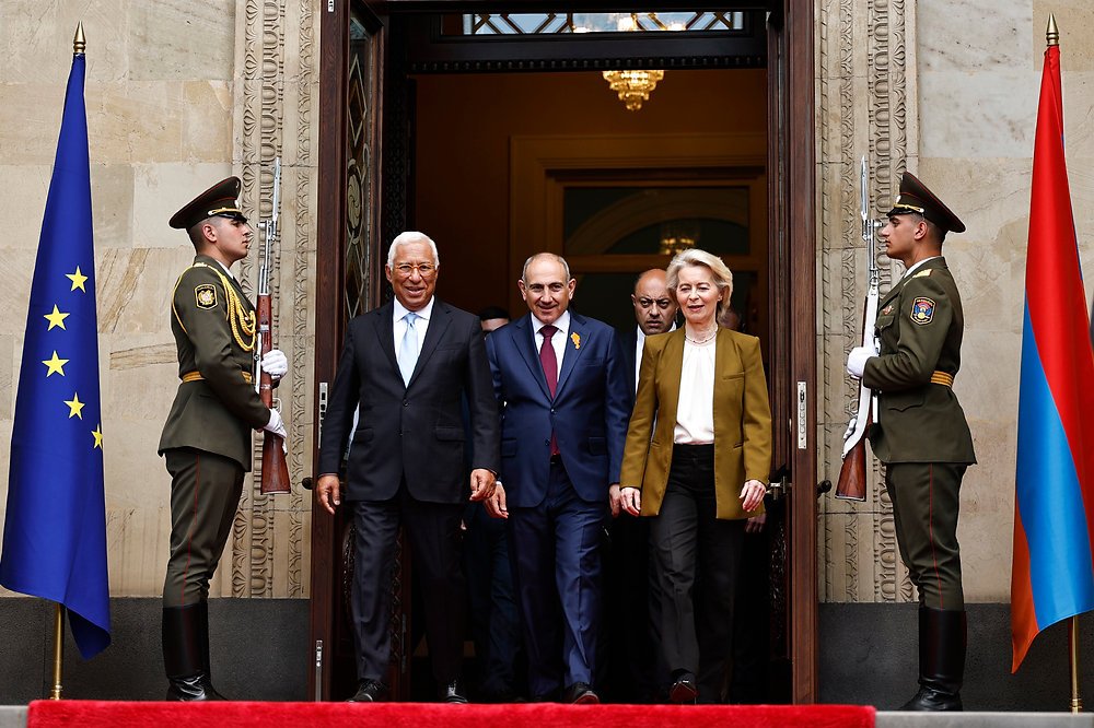 EU Leaders Praise Pashinyan at Yerevan Summit as Armenia’s Opposition Warns of Election Meddling Ahead of June Vote