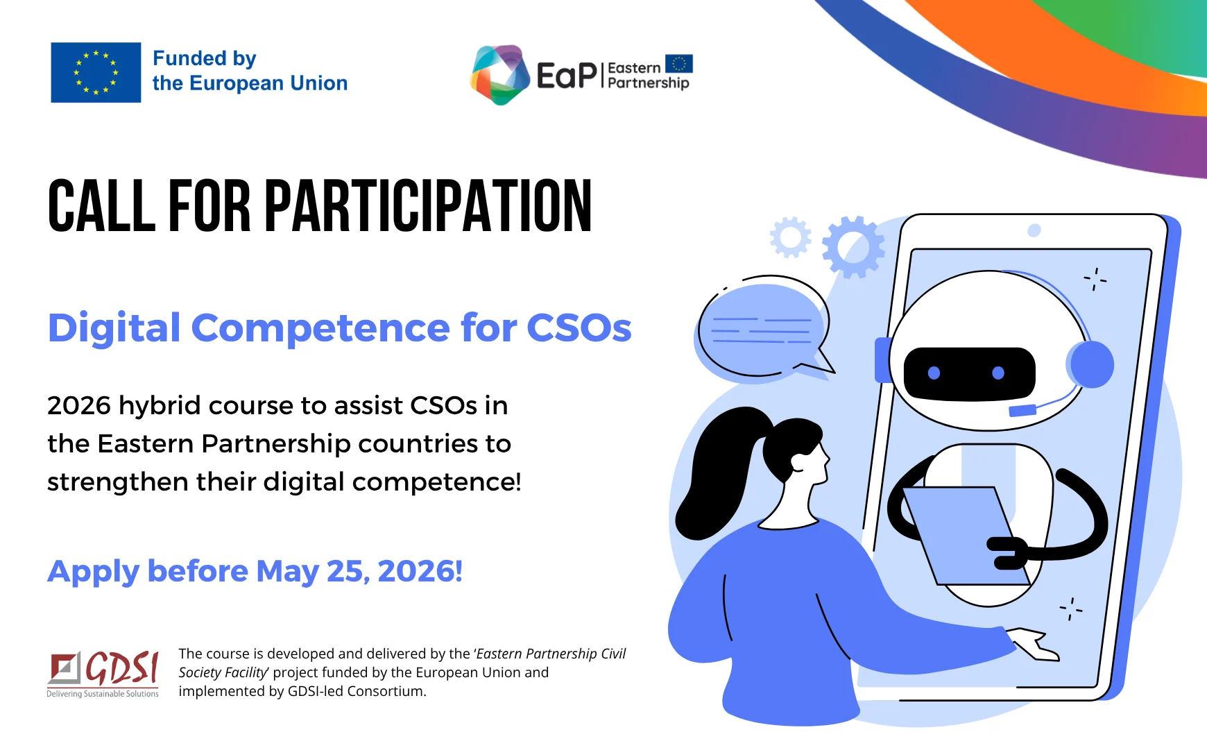 New hybrid course on digital skills for civil society organisations in Eastern Partnership 