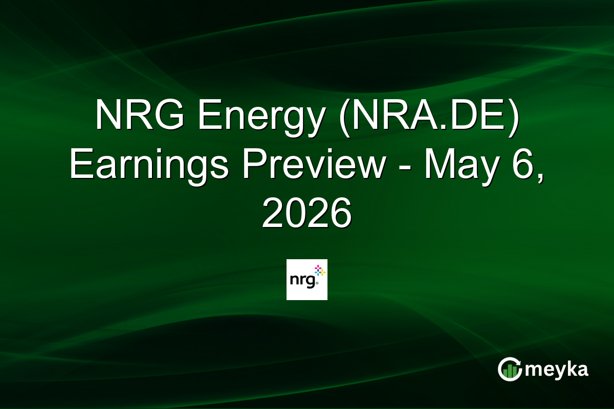 NRG Energy (NRA.DE) Earnings Preview - May 6, 2026