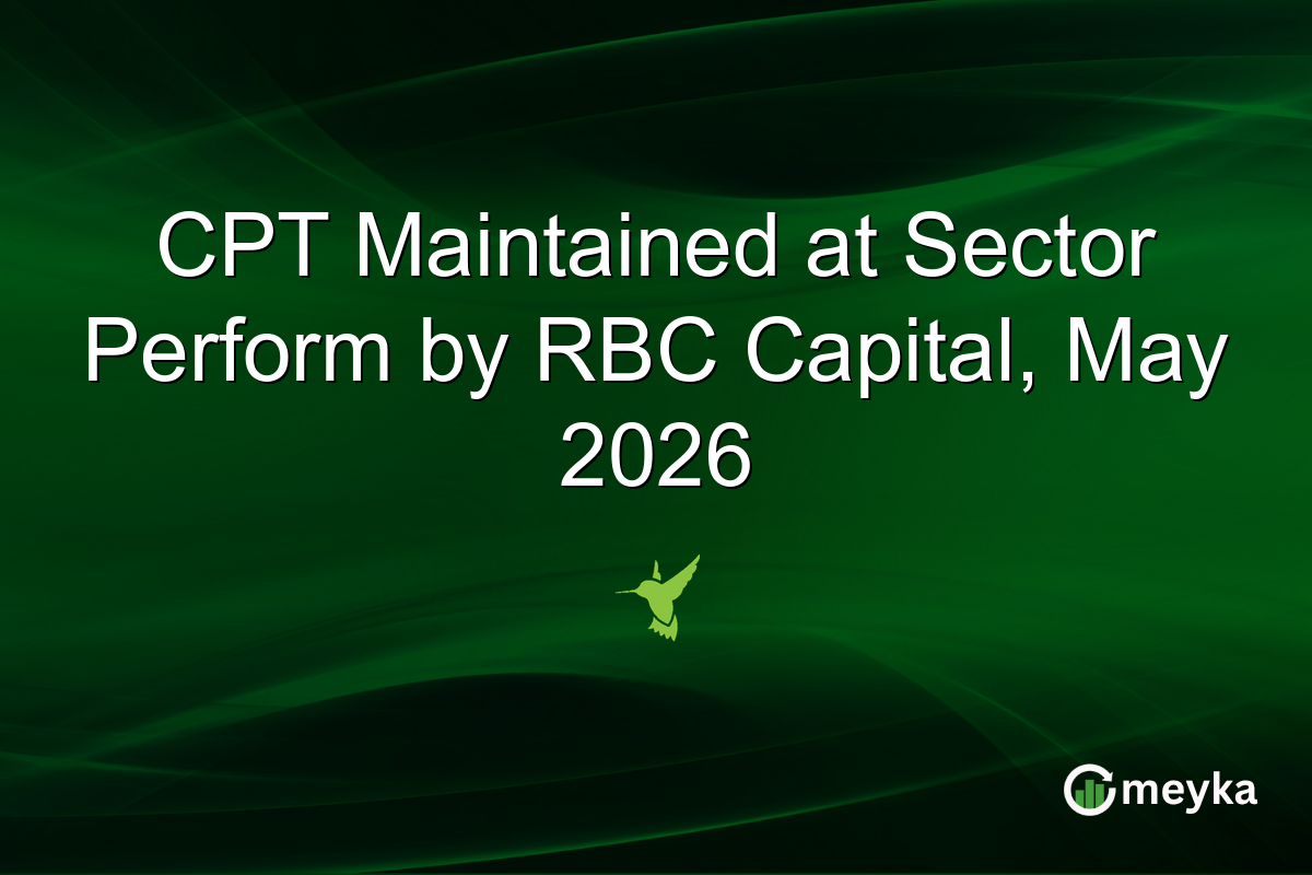 CPT Maintained at Sector Perform by RBC Capital, May 2026