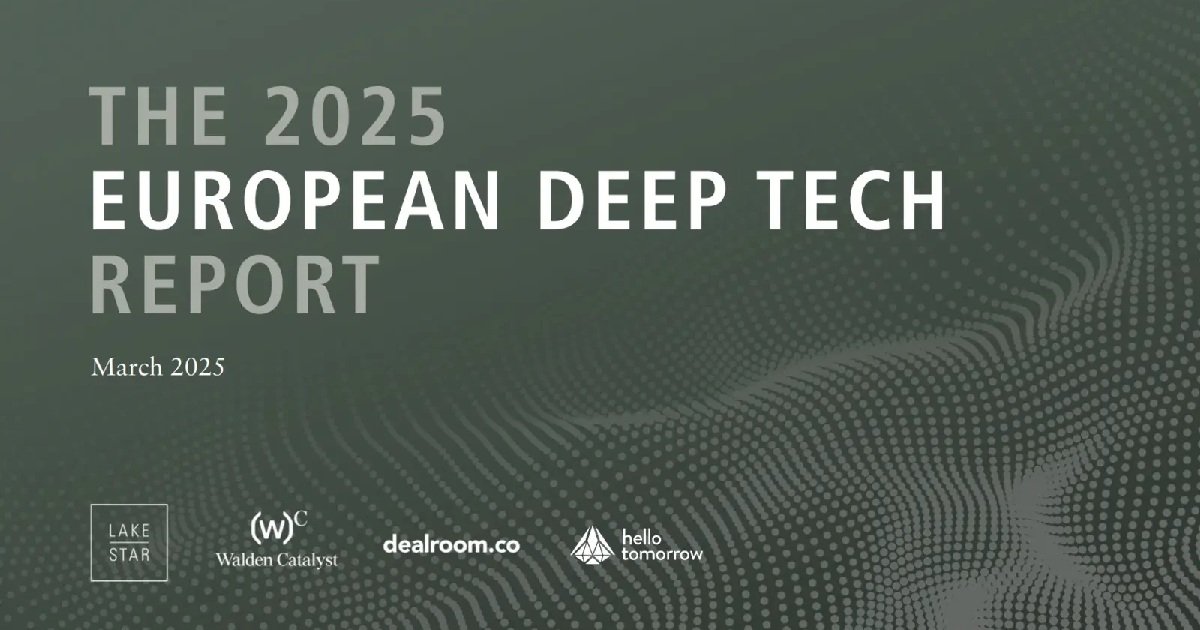Deep Tech Hits Record 28% Share of VC Funding in Europe — Dealroom