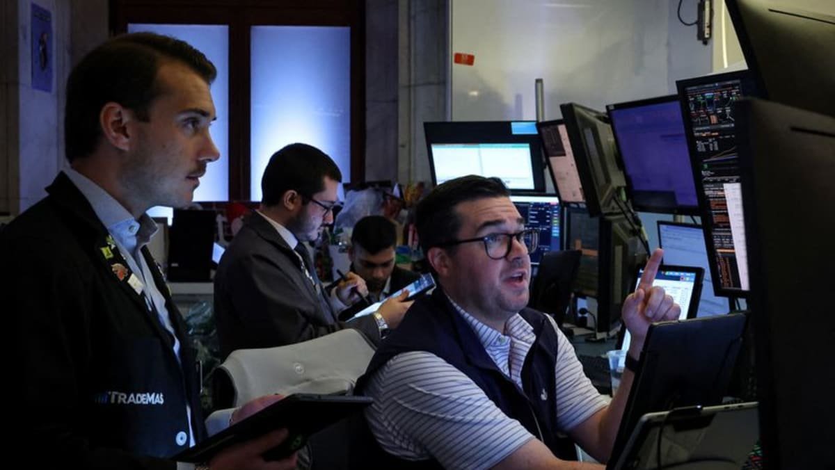 Stocks decline with tech shares; dollar weakens as US inflation data in line