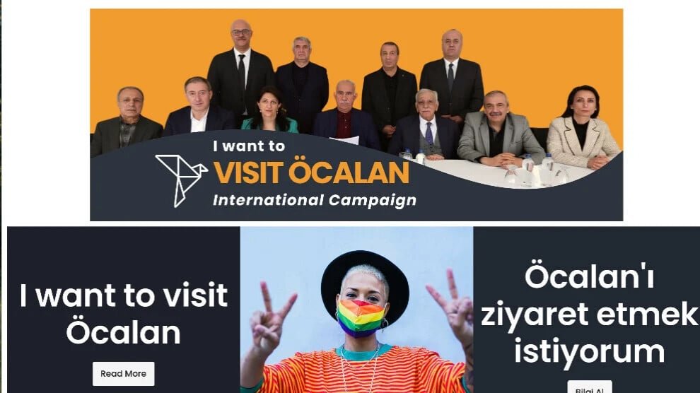 “I Want to Visit Öcalan” campaign completed its second month