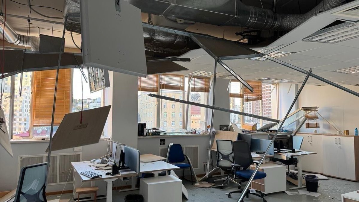 EU and UK offices damaged after Russian attack -