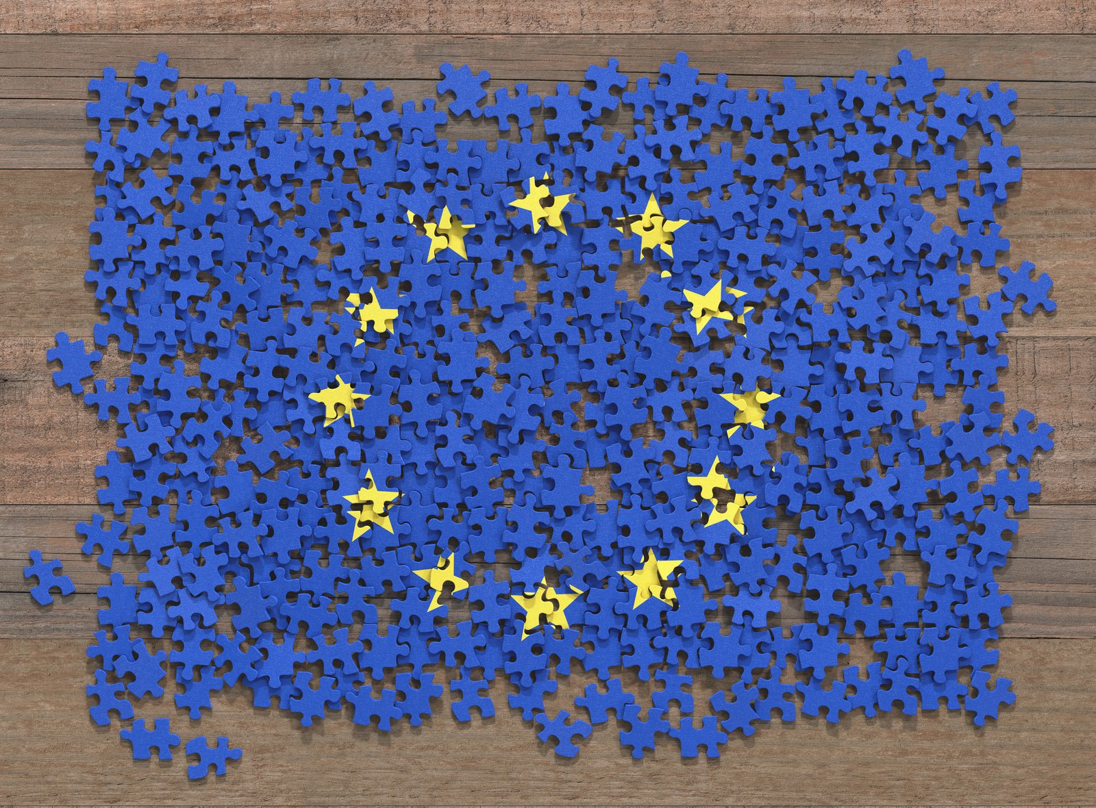 EU flag puzzle