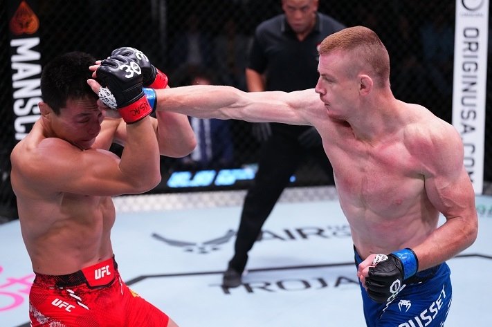 Song Kenan and Kevin Jousset, UFC Vegas 83