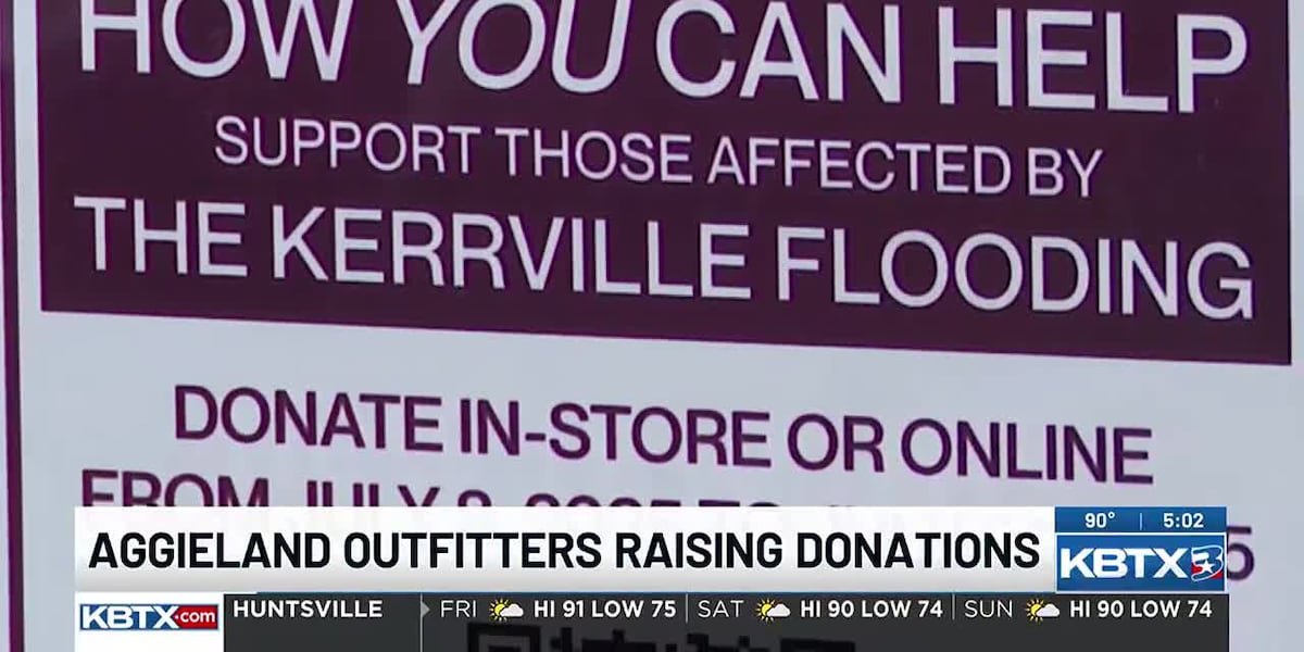 Aggieland Outfitters raising donations for Hill Country flood relief