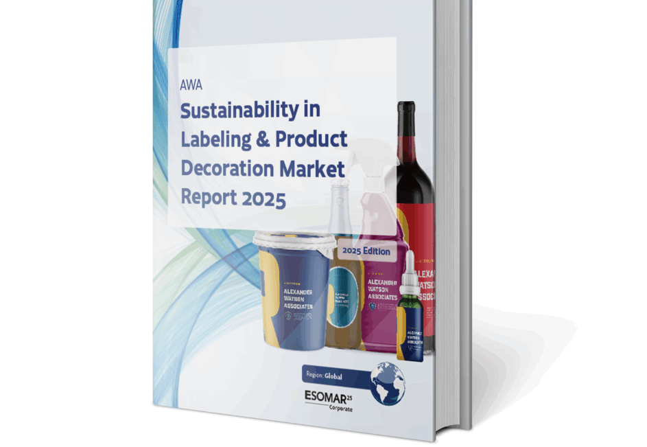 AWA announces Sustainability in Labeling & Product Decoration Market Report 2025