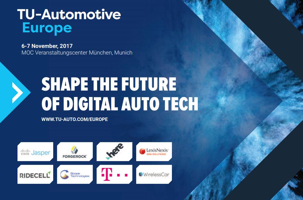 Present your auto tech startup at the TU-Automotive Europe conference on November 6-7 in Munich