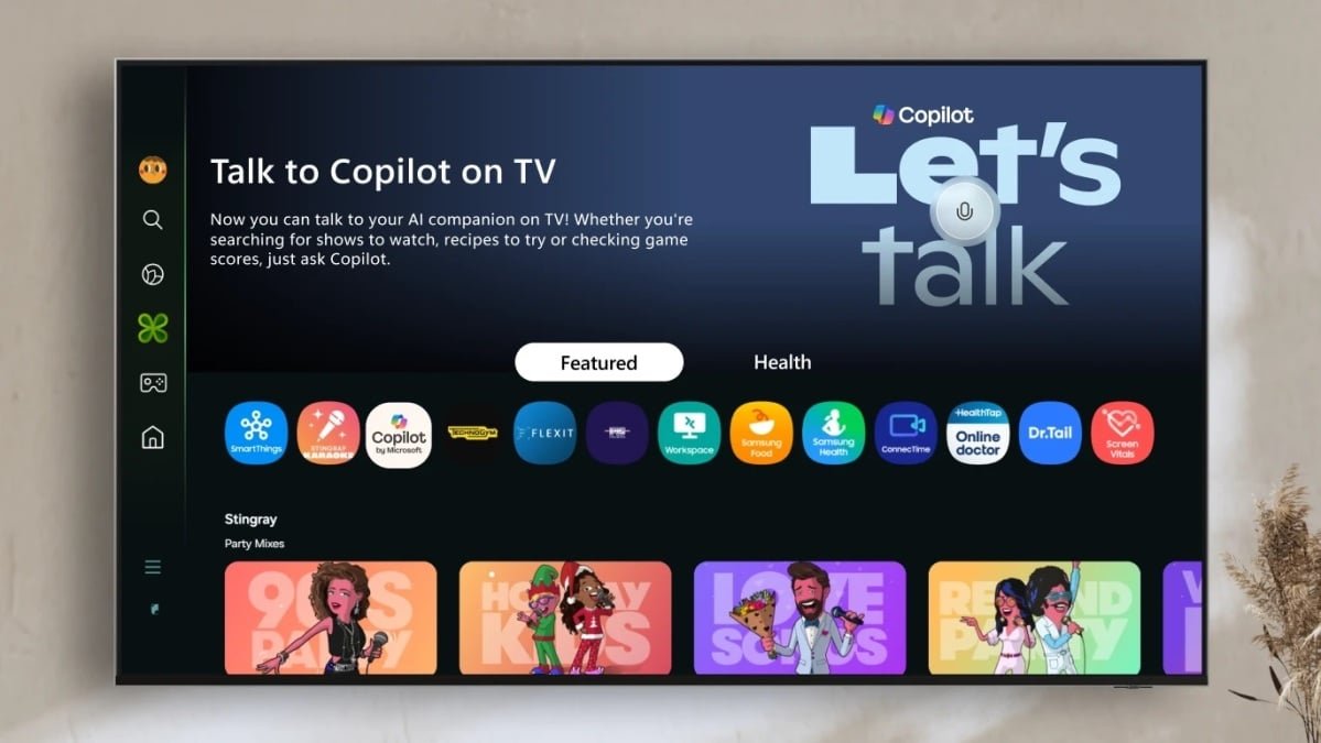 Microsoft Copilot is coming to Samsung TVs and monitors