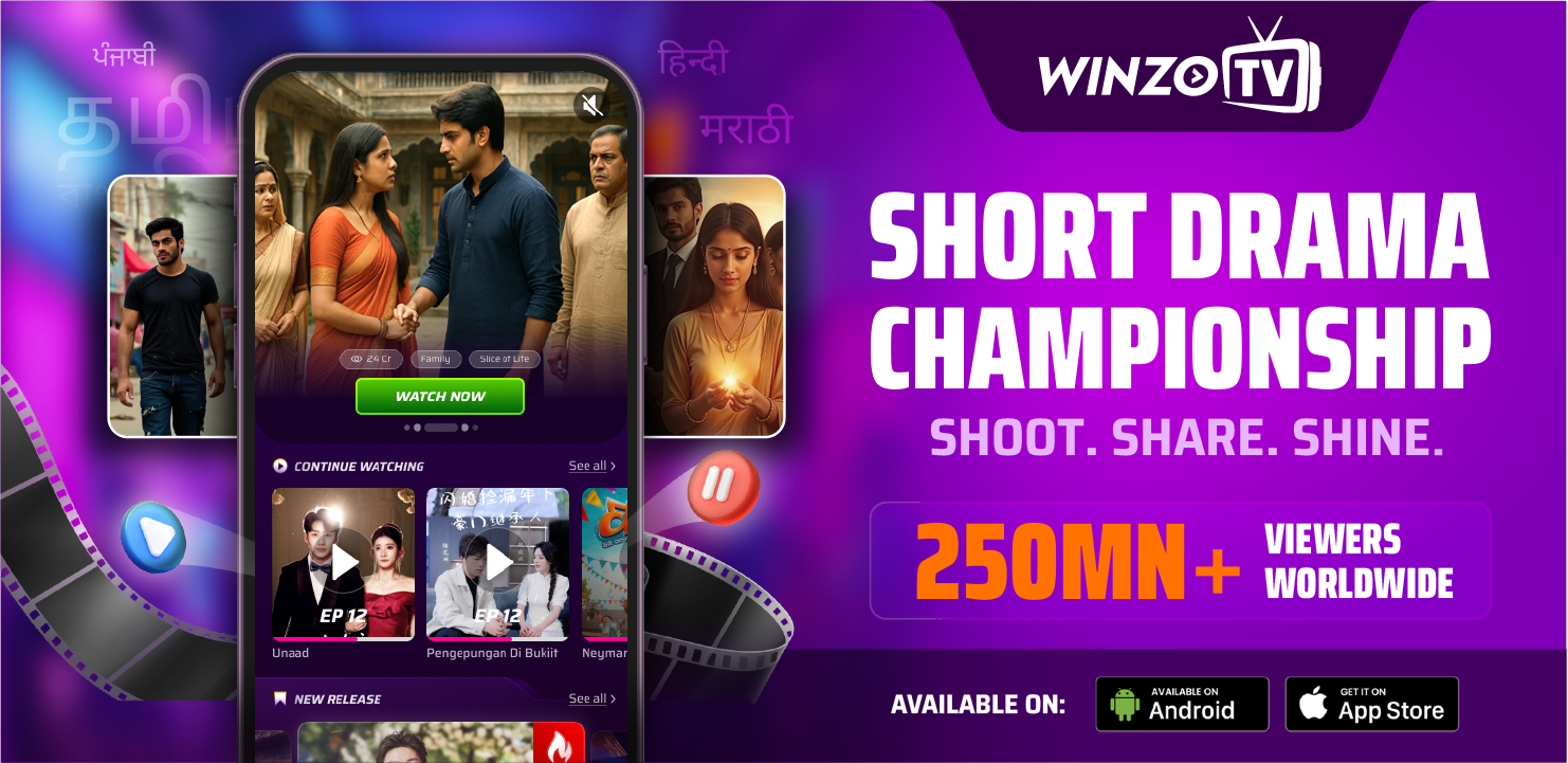 WinZO Launches the World’s First Global Short Drama Championship