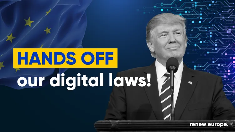 Renew Europe: US threats to EU digital sovereignty unacceptable