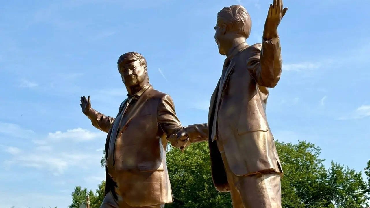 The Story Behind The Trump–Epstein Statue That Is There No More | US News
