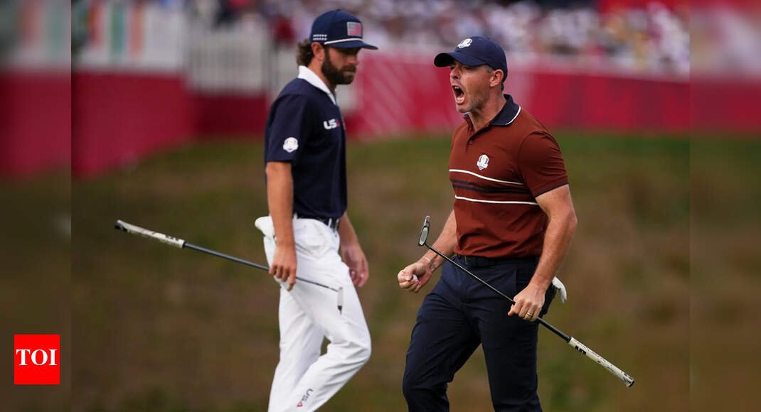 Heckling, abuse, police escort as Europe takes record lead vs USA in Ryder Cup | Golf News